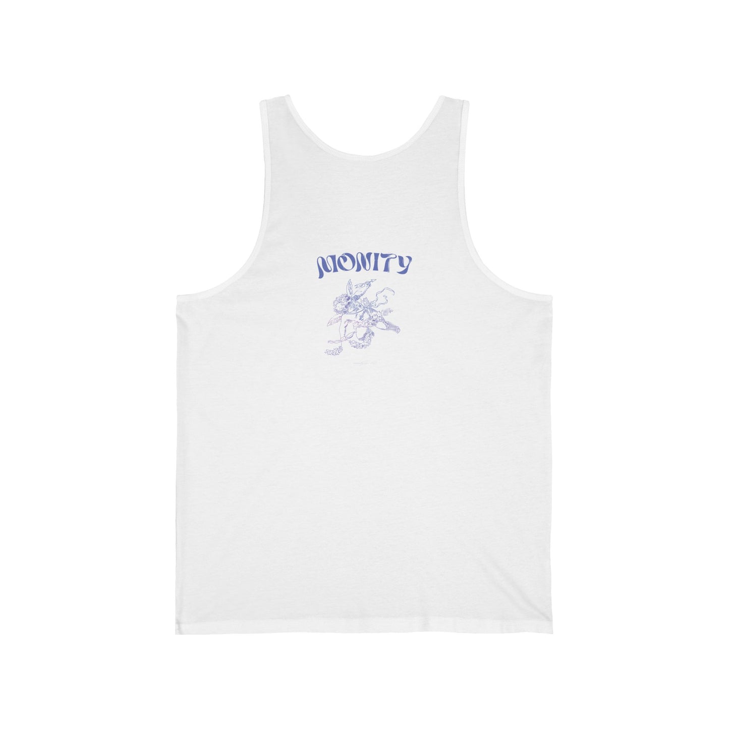 White Graphic Tank