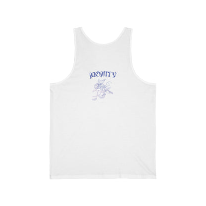 White Graphic Tank