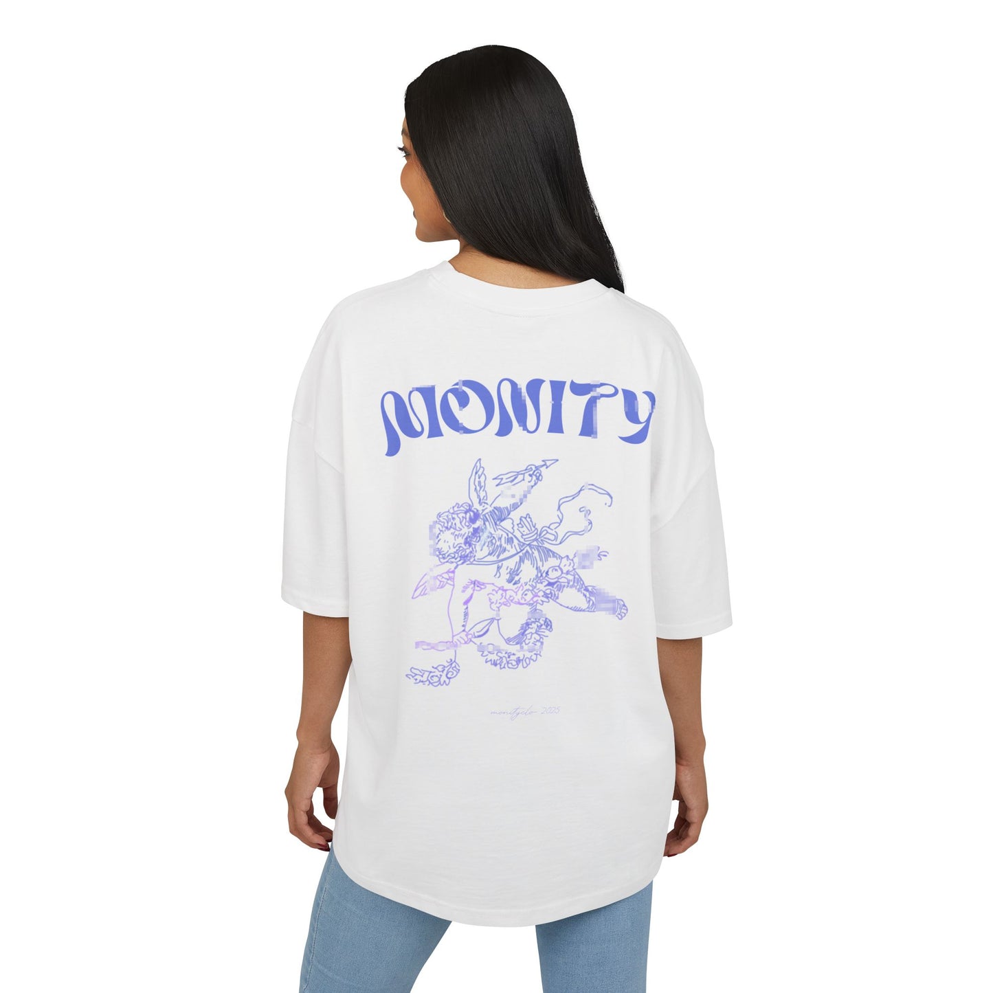 Boxy Backprint Cherub Shirt