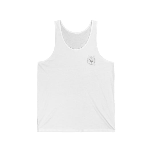 White Graphic Tank